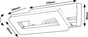 Rabalux 75019 - LED Kúpeľňové nástenné svietidlo BLAS LED/15W/230V 4000K