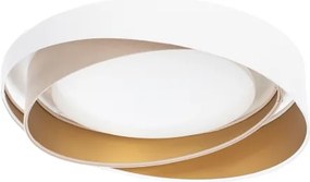 LED stmievateľné stropné svietidlo SM. GALAXY M. 24W/230V pr. 55 cm biela/béžová/zlatá + DO