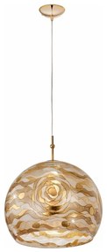 Kolarz 0392.31L.3.Aq.Ch - Luster na lanku LUNA 1xE27/60W/230V 24K zlatý