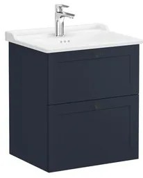 Vitra Root kúpeľňová skrinka s umývadlom 60x67x46 cm modrá mat ROOTC60BINTC