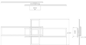 Zuma Line MS243 - LED Stm. svietidlo LUMENZ LED/55W/230V 3000-6000K čierna/zl. +DO