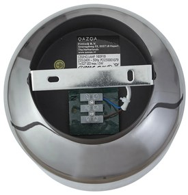 Moderné stropné svietidlo čierne s dymovým sklom - Stiklo