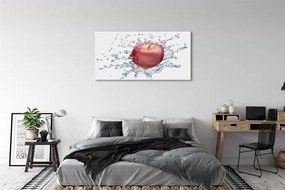 Obraz plexi Červené jablko vo vode 125x50 cm