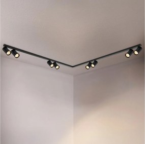 Brilagi - Bodové svietidlo SELE LONG 8xGU10/30W/230V čierna