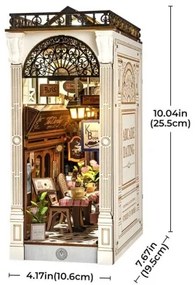 RoboTime 3D LED zarážka na knihy Setkání v pasáži, napájení 2xAAA