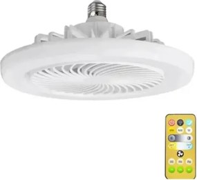 LED stropné svietidlo otočné o 360 ° s ventilátorom 2v1
