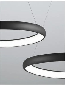 LED luster Albi 60 čierne