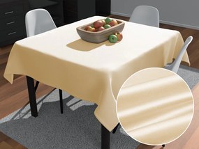 Biante Saténový štvorcový obrus polyesterový Satén LUX-032 Krémový 60x60 cm