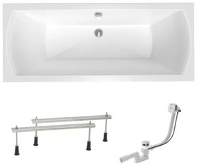 Obdĺžniková vaňa Laguna Cube Way Plus 150x70 cm akrylát ľavá aj pravá SIKOCUB1500APN, 1 ks