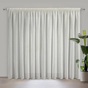 ZÁCLONA KLEO NA PÁSKE 350 X 270 CM BIELA