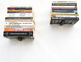 Súprava poliček Black and Brown, 2 ks