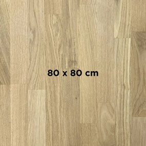 DUBLINO OAK CINK 40 MM - MASÍVNA STOLOVÁ DOSKA 80 x 80 cm
