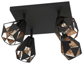 Eglo 43718 - Bodové svietidlo CARLTON 4xE27/40W/230V