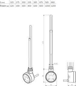 DK Terma MOA regulátor 600W Biely U