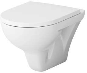 Toaletný set s inštaláciou AM.PM Hit IIS70251.TA1700 bezokrajové, so sedadlom microlift, chróm mechanické tlačidlo na splachovanie