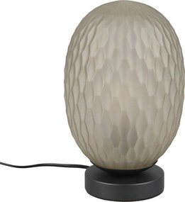 Zelená stolová lampa so skleneným tienidlom (výška 28,5 cm) Facette – Trio