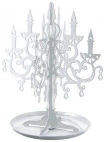 Stojanček na šperky Yamazaki Chandelier 6494, biela