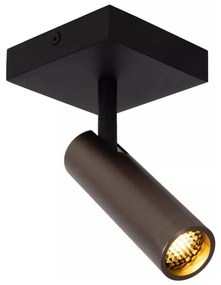 Lucide 22974/01/15 - Bodové svietidlo GRADO 1xGU10/40W/230V hnedá/čierna