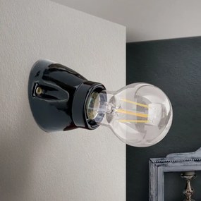 Orion - Nástenné svietidlo FROST 1xE27/60W/230V čierne