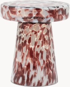 Okrúhly ručne fúkaný pomocný stolík Murano