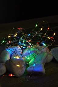 STAR TRADING Svetelná reťaz Multicoloured – 40 LED žiaroviek