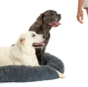 PuppyJoy PuppyJoy, okrúhly pelech pre psov 120cm PJ-005, veľkosť XL, tmavá šedá, HOM-50057