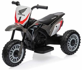 Baby Mix Detská elektrická motorka Honda CRF 450R, sivá