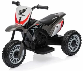 Elektrická motorka Baby Mix Honda CRF 450R sivá