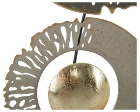 Nástenná kovová dekorácia Mauro Ferretti Ring, 31 × 89,5 cm