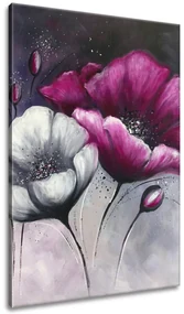 Gario Ručne maľovaný obraz Namaľované maky Rozmery: 70 x 100 cm