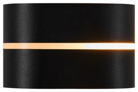 Nordlux - Vonkajšie nástenné svietidlo SIBELIS 1xE27/10W/230V IP44 čierna