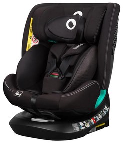 Lionelo otočná autosedačka s bázou BASTIAAN ONE i-Size 40-150 cm čierny karbón