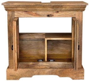 furniture-nabytek.cz - Kúpeľňová skrinka 70 cm z masívu mango 70x65x35