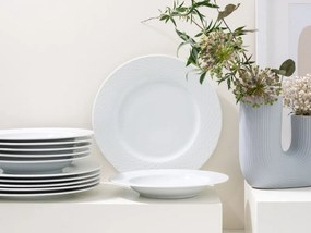 Sada tanierov (12 dielov) Polo, biela
