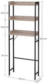 Polica s priestorom BTS002B02