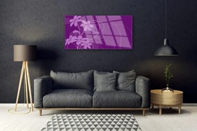 Skleneny obraz Abstrakcja kvety art 120x60 cm