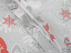 Bavlnené obliečky VIANOČNÝ ŠKRIATOK červený Rozmer obliečky: 70 x 90 cm | 140 x 200 cm