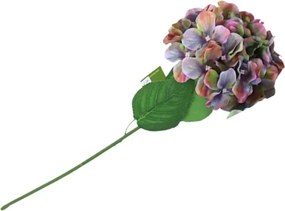 Umelá kvetina HORTENZIA 54 cm - viac farieb Farba: Fialová