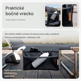 InternetovaZahrada Záhradné lehátko Ibiza - antracit