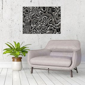Obraz - Metalická abystrakcia (70x50 cm)