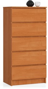Komoda Kuba 60 cm - 5 zásuviek jelša
