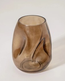 Váza Bronze Wave I 13x13x18 cm