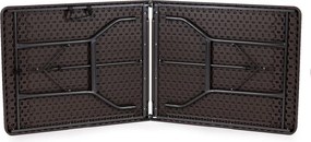 Cateringový stôl 180 cm + 2 lavice Ratanový banketový set