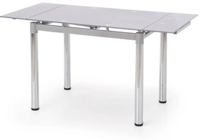 Rozkladací jedálenský stôl Logan sivý