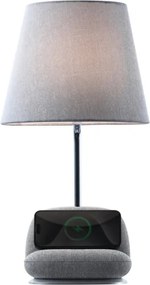 Immax 09109L - LED stmievateľná stolná lampa s bezdrôtovým nabíjaním Qi SOFA LED/6W/230V sivá