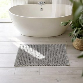 Sivá textilná kúpeľňová predložka 50x80 cm Solivo – Wenko