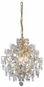 Závesné svietidlo v zlatej farbe Markslöjd Rosendal, ø 40 cm