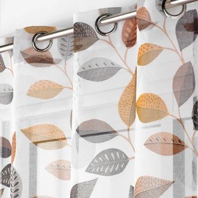 Biela voálová záclona 140x280 cm Vahine – douceur d'intérieur