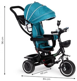 Detská trojkolka - kočík Ecotoys BeBe modrá