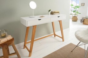 Dizajnová konzola Sweden, 100 cm, biela